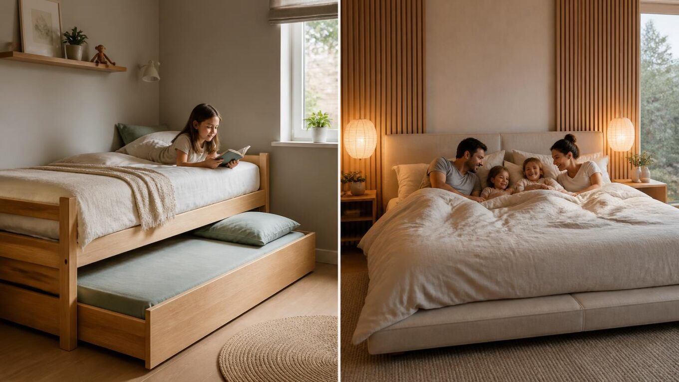 Tandembett vs. Familienbett: Welches Schlafsystem ist das Richtige?